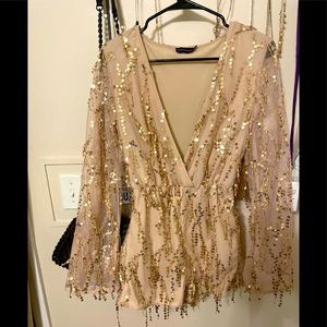 Sequin romper (pretty little things)